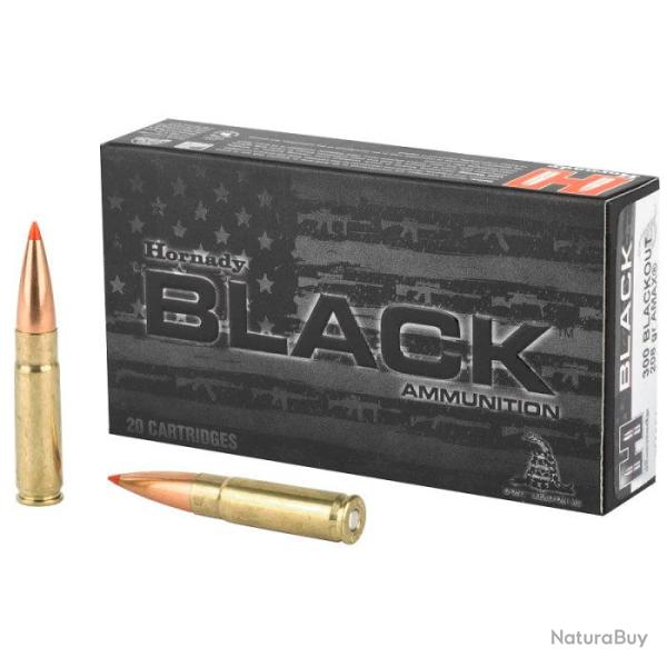 Balles Hornady Black 300 Blackout 208GR A-MAX
