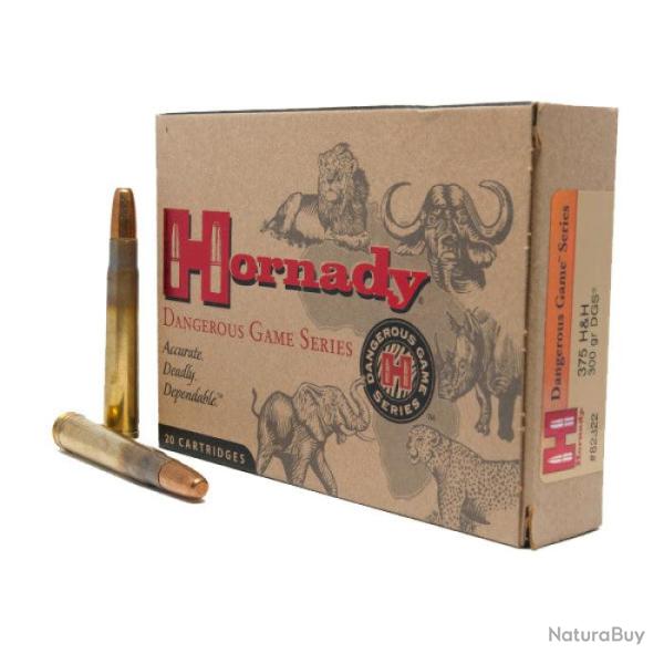 Balles Hornady Dangerous Game DGS - Cal. 375 HH