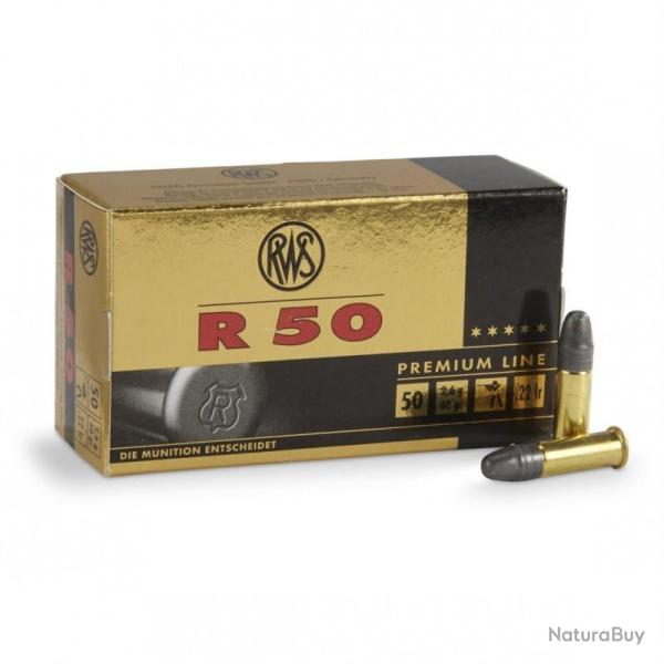 50 munitions RWS R50 Premium Line Cal.22 LR