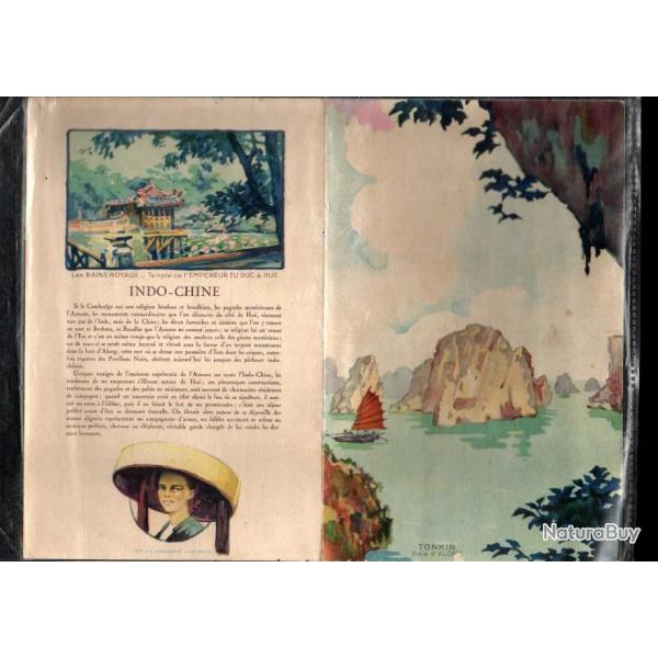 menu vierge paquebot th�me indo-chine , indochine, tonkin
