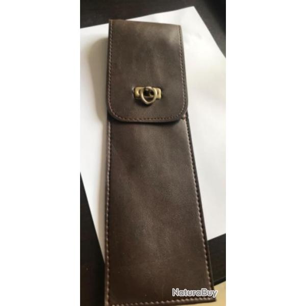 Housse range baguettes de nettoyage en similicuir pour armes longues ou courtes voir photos