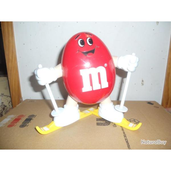 distributeur m&m's skieur vintage anne 1991