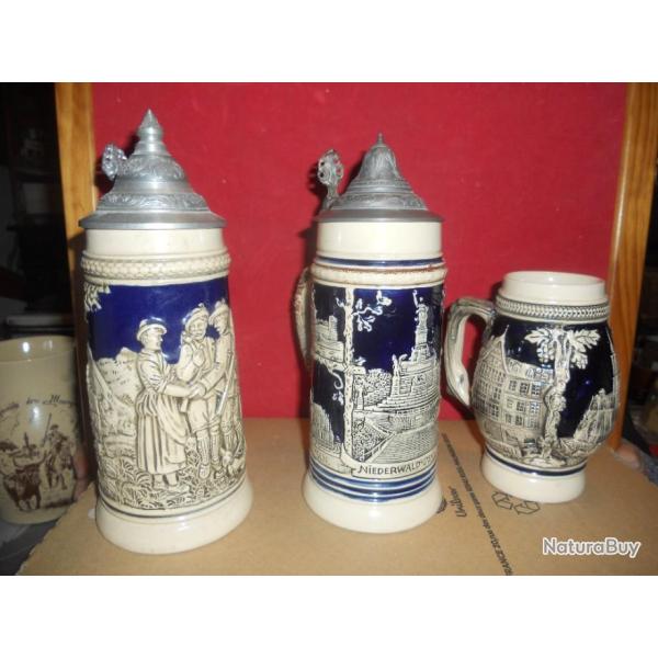 chopes allemandes petit lot de 5 pi�ces toutes tailles