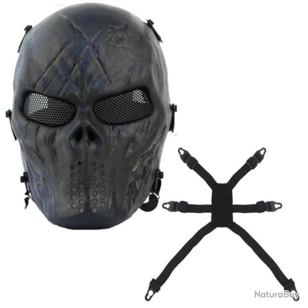 Masque de protection pour le visage, �quipement de tir militaire, chasse, airsoft Ect... . D