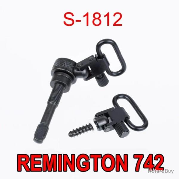 Paire de grenadi�res d�tachable avec attache rapide pour Remington 742  - Mod�le S-1812