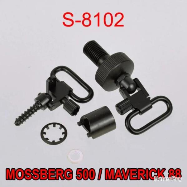 Paire de grenadi�res d�tachable avec attache rapide Mossberg 500 Maverick 88  - Mod�le S-8022