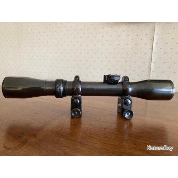 Lunette Allemande HENSOLDT WETZLAR ZIEL DIALYT 4 x avec montage DISKOP pour rail de 16 mm