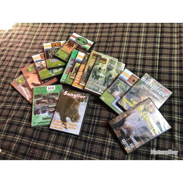 Lots de DVD de Chasse
