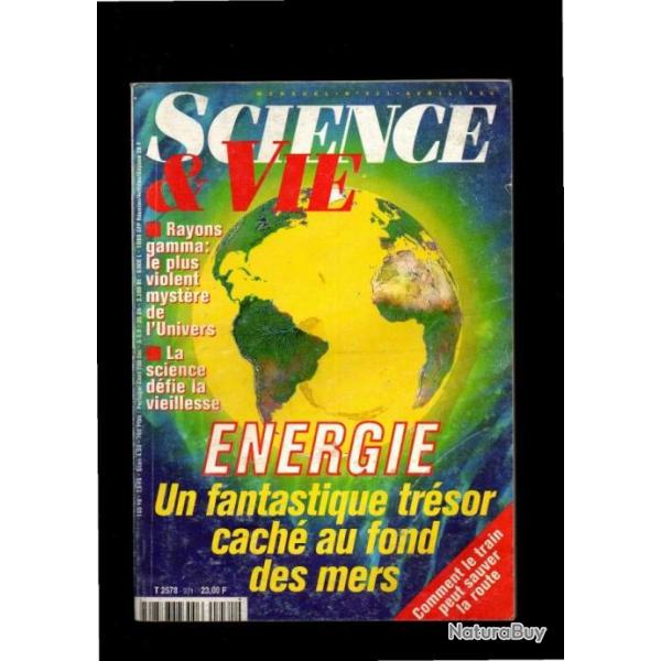 science et vie avril 1995 931  rayons gamma, �nergie,