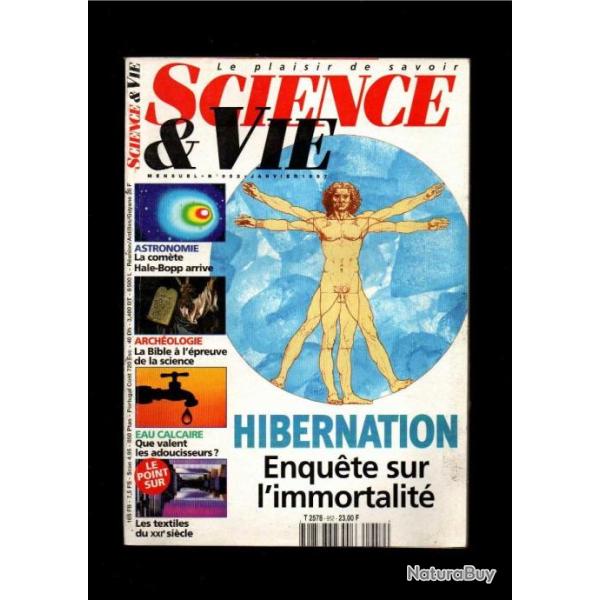 science et vie avril 1997 952 le calcaire, vend�e globe, bombe h, hibernation, albinisme, grippe