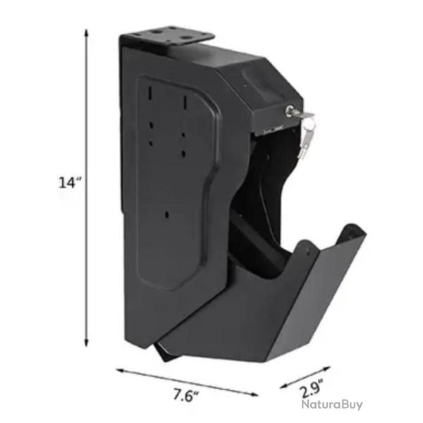 coffre-fort pour armes de poing, � empreintes digitales stockage de d�p�t de s�curit� pour armes