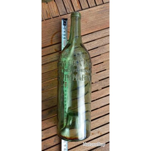 Ancienne bouteille Martini Vermouth Cocktail vintage Ann�es 20/30