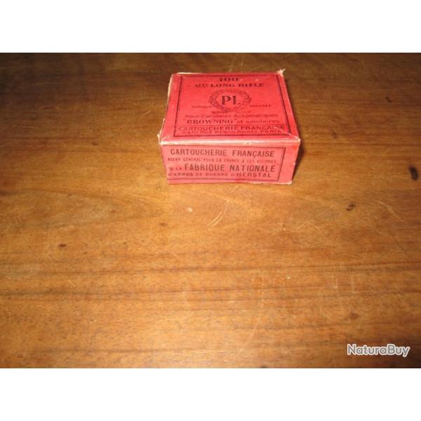 munition ancienne collection 22 lr  non ouverte