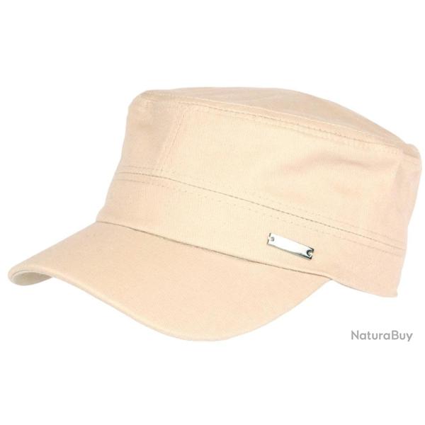Casquette Militaire Marron Sable Army en Coton Tendance Clyff Taille unique Marron