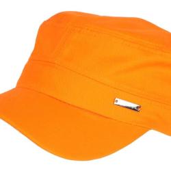 Casquette Militaire Orange Fashion Army en Coton Tendance Clyff Taille unique Orange