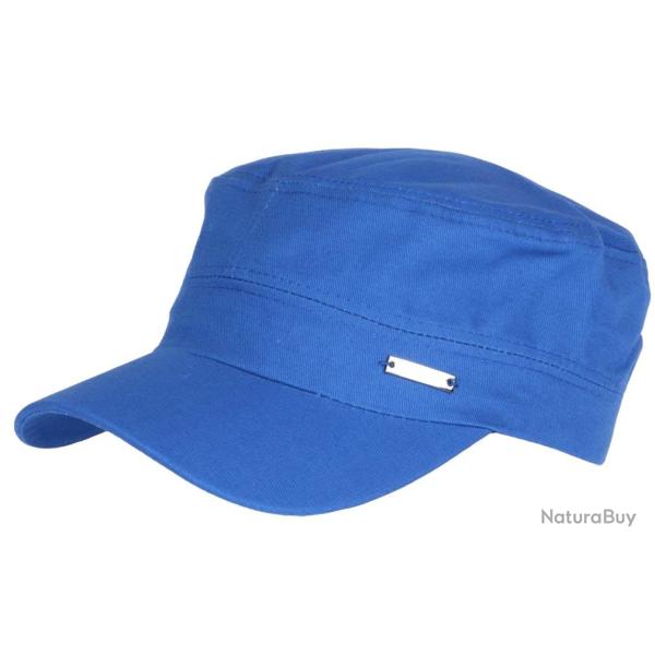 Casquette Militaire Bleue Fashion Army en Coton Tendance Clyff Taille unique Bleu