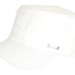 Casquette Militaire Blanche Army en Coton Tendance Clyff Taille unique Blanc