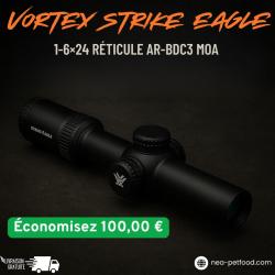 Vortex Strike Eagle 1-6x24 R&eacute;ticule AR-BDC3 Moa LIVRAISON OFFERTE