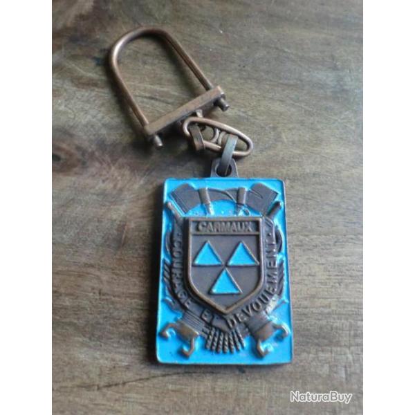 porte cl� m�tal �mail   courage et d�vouement