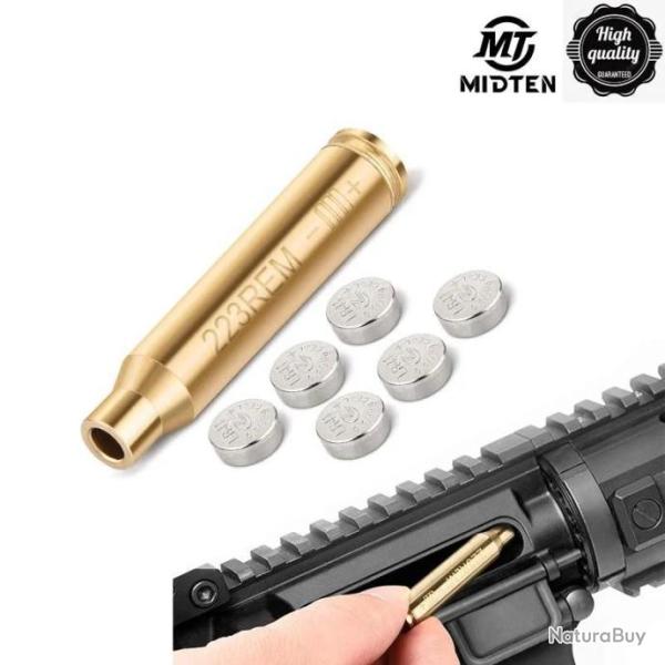 MidTen Laser Bore Sighter Calibre .223REM - LIVRAISON GRATUITE !!