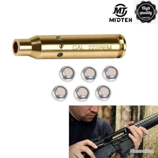 MidTen Laser Bore Sighter Calibre .223 REMINGTON - LIVRAISON GRATUITE !!