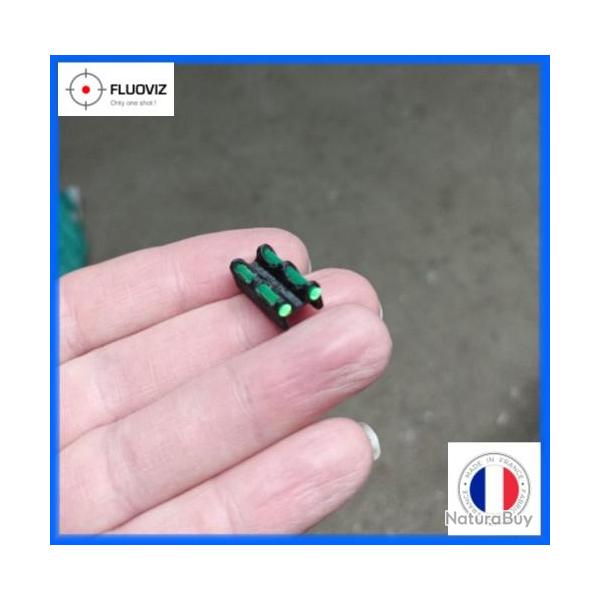Hausse fibre optique fluo pour bande de 8mm (viseur, aide  la vise, mire, guidon)