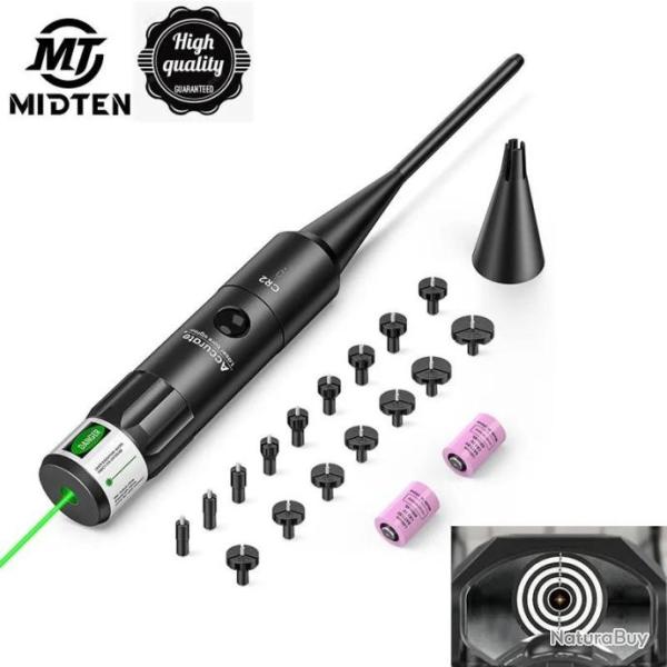 MidTen Collimateur De Rglage Boresighter Laser Vert 17/12GA - LIVRAISON GRATUITE !!