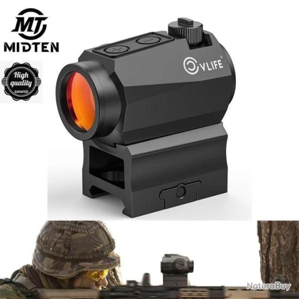 MidTen Viseur Point Rouge 2 MOA Paiement en 3 ou 4 fois - LIVRAISON GRATUITE !!
