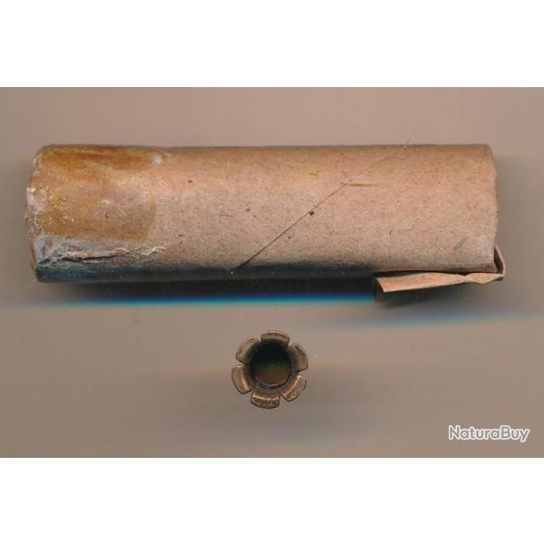 (13449) UNE TR�S RARE Cartouche 17,8mm pour Carabine de Chasseur Mle 1859 avec sa capsule ORIGINALE