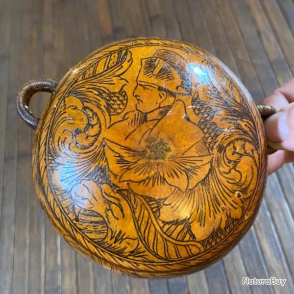 BELLE COLOQUINTE CORSE AJACCIO A L'EFFIGIE DE NAPOLEON BONAPARTE