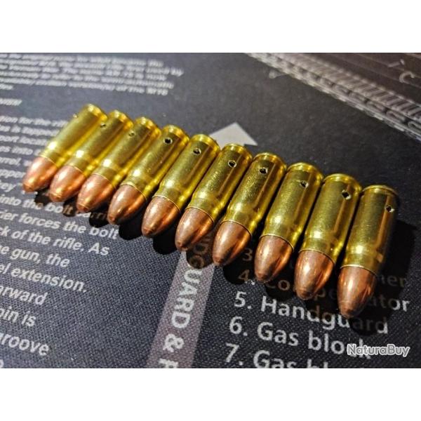 Cartouches / Munitions Neutralis�es 7,62x25 (lot de 10)