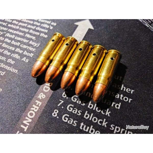 Cartouches / Munitions Neutralis�es 7,62x25 (lot de 5)