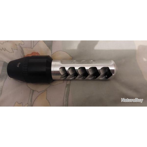 Frein de bouche 5 �vents aluminium avec tuner int�gr� Made in France