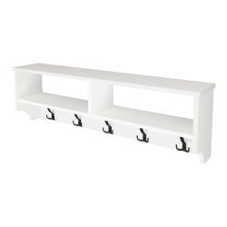 Portemanteau &agrave; 15 crochets 120 x 22 x 37 cm blanc 03_0008186