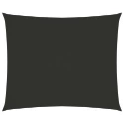 Voile toile d'ombrage parasol tissu oxford rectangulaire 6 x 7 m anthracite 02_0009733