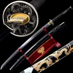 Katana Japonais en Acier T10 Authentique