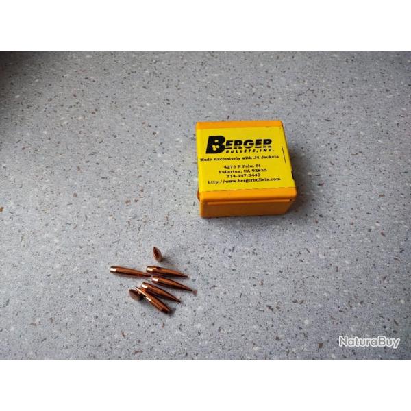 100 ogives Berger VLD 7MM 168gr