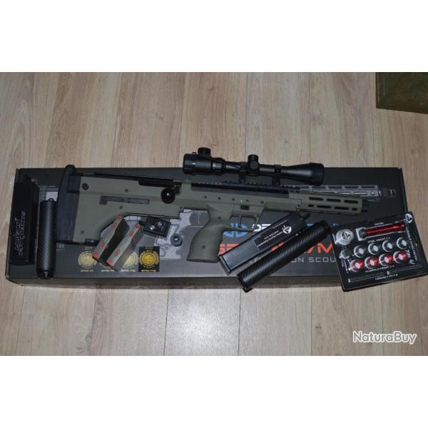 R�plique Airsoft Ressort spring SRS A2 16 Pouce Droitier  SRS A2/M2 Covert 16  Silverback