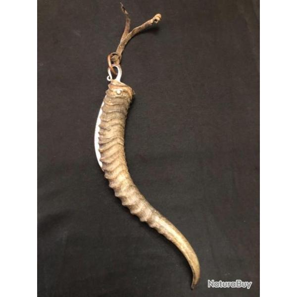 couteau de berger pliant corne de bouc