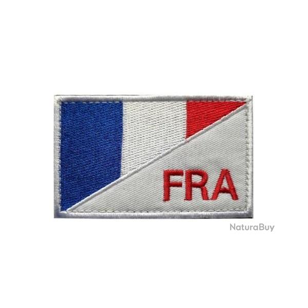 Patch Drapeau - France - FRA - Velcro - 8 x 5 cm - Livraison gratuite