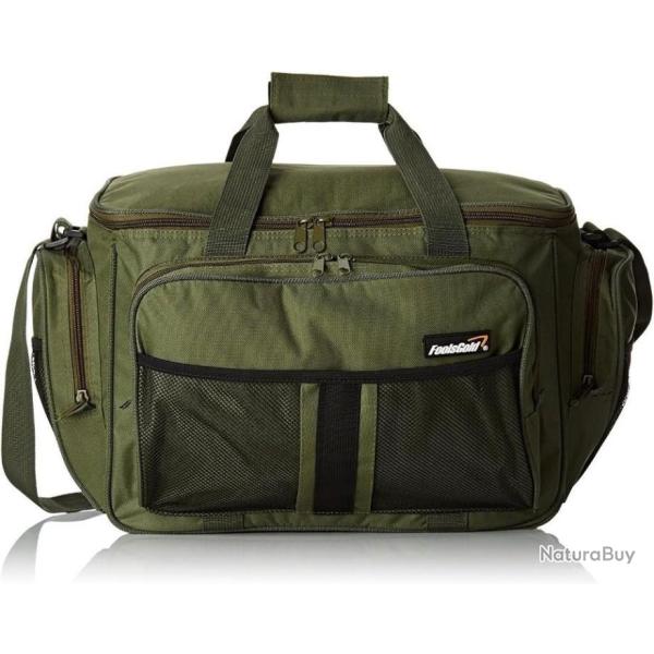 Grand Sac de P�che 50 Litres Mat�riel de P�che Multi-Poches Sac Fourre-Tout  Etanche Vert