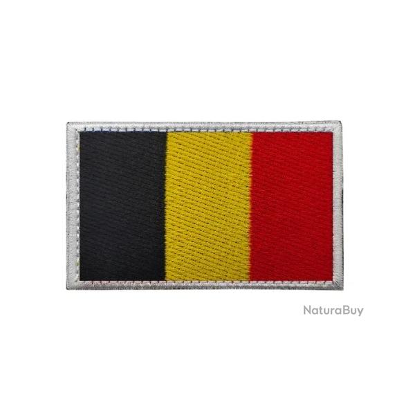 Patch drapeau - Belgique - velcro - Livraison gratuite