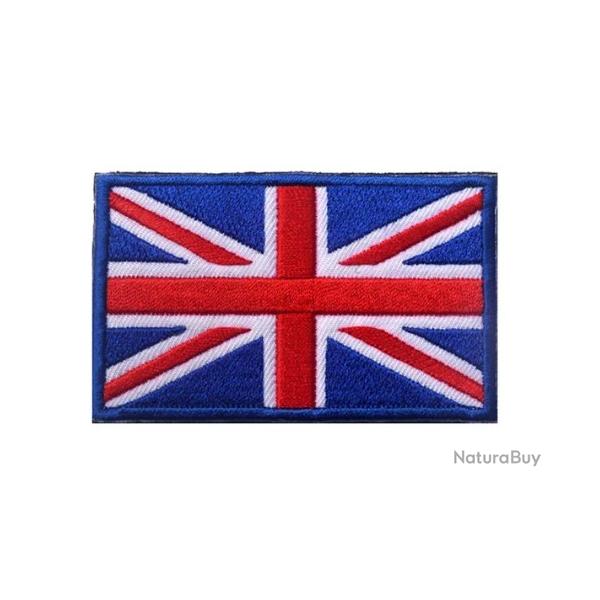 Patch drapeau - Grande-Bretagne/Angleterre - v1 - velcro - Livraison gratuite