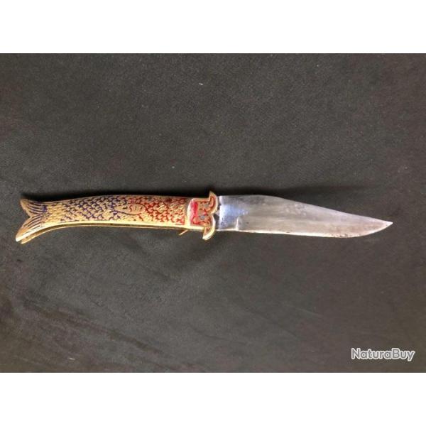 couteau artisanal indien "RAMPURI CHURI " 1940