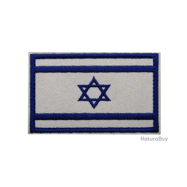 Patch Drapeau - Isral - velcro - Livraison gratuite