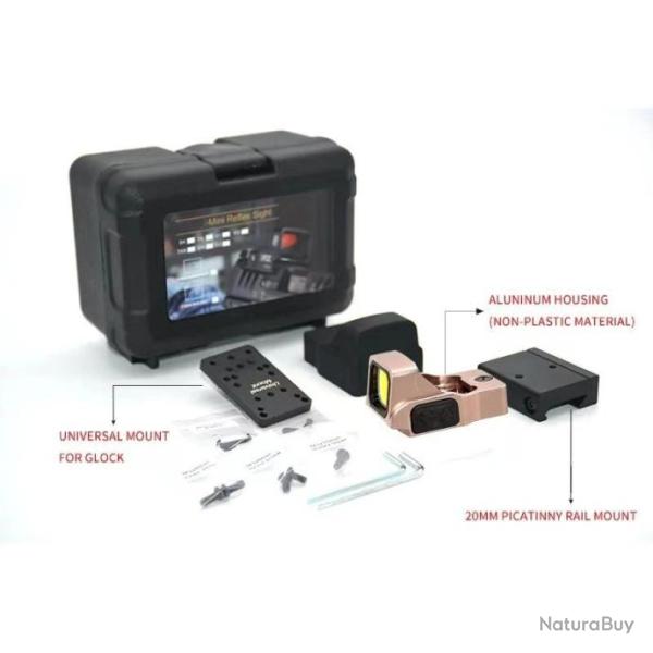 AimSniper Viseur Point Rouge 3.5 MOA OR - LIVRAISON GRATUITE !!