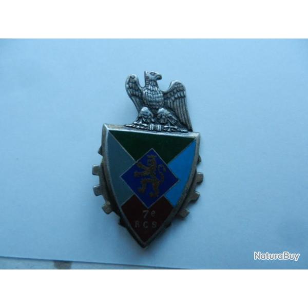 insigne militaire pucelle fran�aise 7�RCS