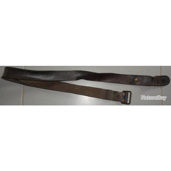Bretelle pour le mousquetom 1892 cuir fauve rivet�e