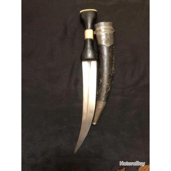 poignard couteau magreb os et bois