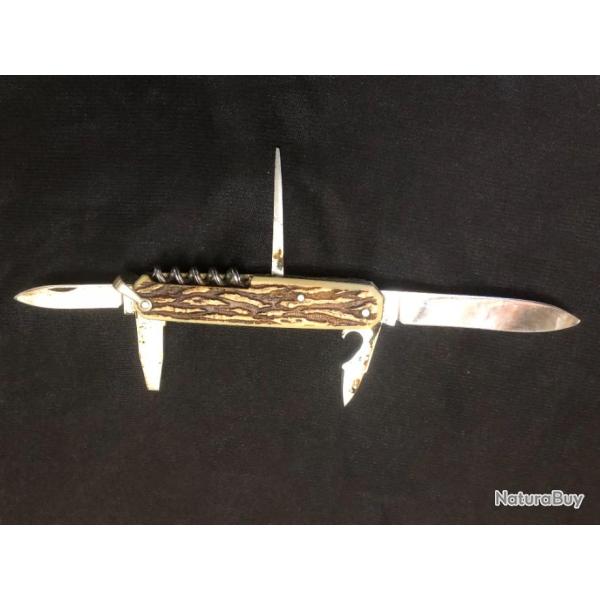 couteau pliant 6 fonctions C D inox